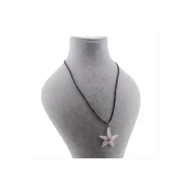 Papatya Cam Kolye-Renkli