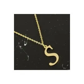 Prinç Harfli Kolye-S