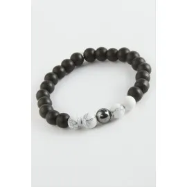 Ceyt Onix Doğaltaş Bileklik-Siyah