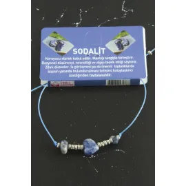 Kalp Karışık Doğaltaş Bileklik-Renkli