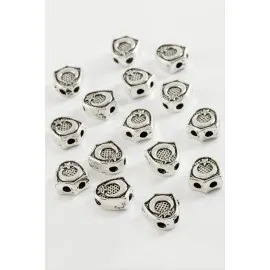 Ay Yıldız Tesbih Ara Aparatı 50 Gram-Gümüş Rengi