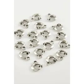 Ay Yıldız Tesbih Püskül Aparatı 50 Gram-Gümüş Rengi