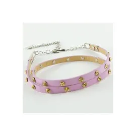 Klasik Deri Taşlı Kemer-Yeşil