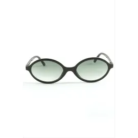 Oval Yeşil Renkli Güneş Gözlüğü-Yeşil