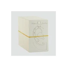 Kıkırdak Küpe Kartı Küçük 100 Adet-Beyaz