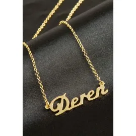 Deren Isimli Kolye -Sarı