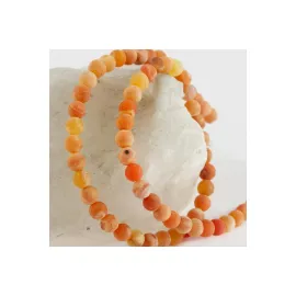 6 mm Mat Akik Taşı-Sarı