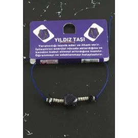 Kalp Karışık Doğaltaş Bileklik-Renkli