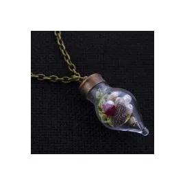 Fanus Canlı Kolye-Antik