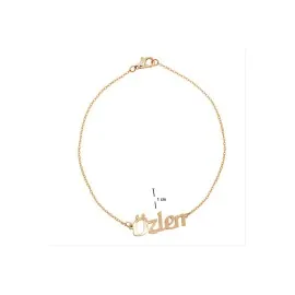 Özlen Isimli Kolye -Sarı