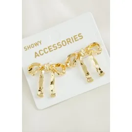 Fiyong Yeni Sezon Metal Küpe-Sarı