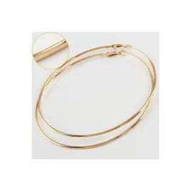 İnce Boru Metal Halka Küpe 8-9-10 Cm-8 Cm