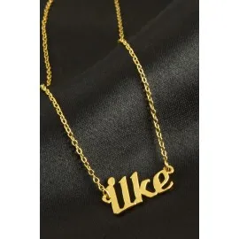 İlke isimli kolye -Sarı