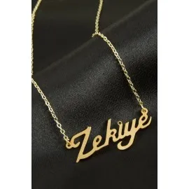 Zekiye Isimli Kolye -Sarı