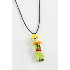 Prens Cam Kolye-Yeşil