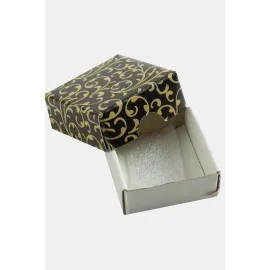 Yüzük Küpe Altın Saklama Kutusu-Siyah