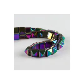 Makromelik Hematit Taşı 8 mm-Yanar Döner