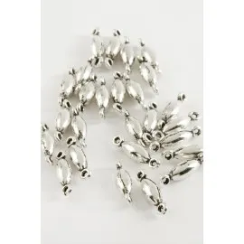 Oval Tesbih Püskül Aparatı 50 Gram-Gümüş Rengi