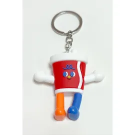 Çzgflm  Silikon Anahtarlık-Kırmızı