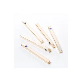 Nazar Boncuklu Kare Çubuk Aparat-Roz