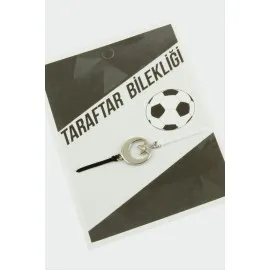 Taraftar İp Bileklik-Siyah