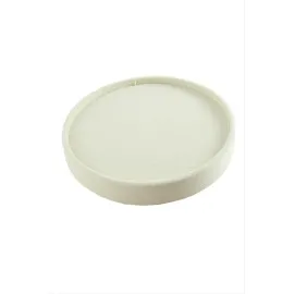 Yuvarlak Ahşap Anfora Kumaş Piercing Küpelik 20 Cm-Krem