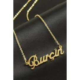 Burçin Isimli Kolye -Sarı