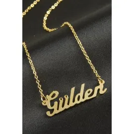 Gülden isimli kolye -Sarı