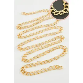 7 mm Çift Zincirli 1 metre-Sarı