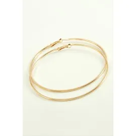 Ezme Metal Halka Küpe 8-9-10 Cm-8 Cm