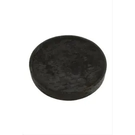 Yuvarlak Ahşap Anfora Kumaş Piercing Küpelik 20 Cm-Siyah