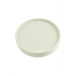 Yuvarlak Ahşap Anfora Kumaş Yüzüklük 20 cm-Krem