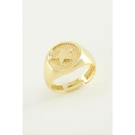 Yıldız Metal Yüzük-Sarı