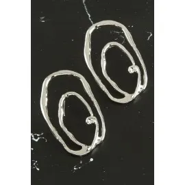 Halka Yeni Sezon Metal Küpe-Sarı