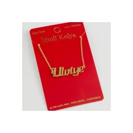 Ulviye İsimli Kolye -Altın Rengi