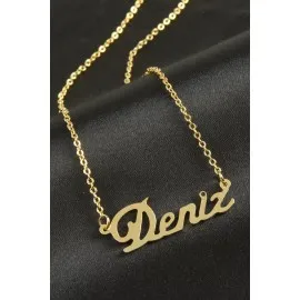 Deniz Isimli Kolye -Sarı