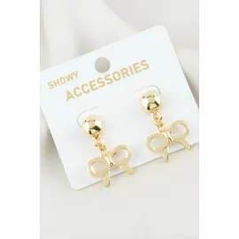 Fiyong Metal Küpe-Sarı