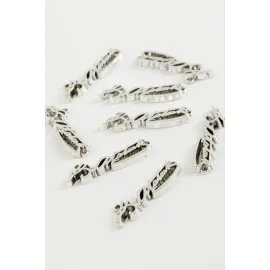 Mustafa Kemal Atatürk İmzalı Tesbih Püskül Aparatı 50 Gram-Gümüş Rengi