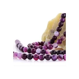 8 Mm Damarlı Akik Taşı-Mor