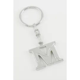 Harfli Metal Anahtarlık-M