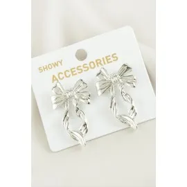 Fiyong Trend Metal Küpe-Gümüş Rengi