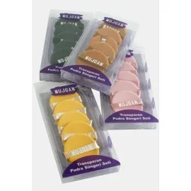 Müjgan 5 Adet Pudra Süngeri-Renkli