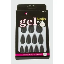 Orange Takma Tırnak-Siyah