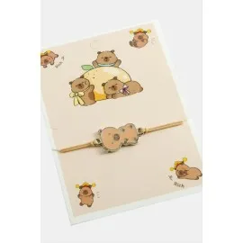 Çzgflm Karakteri İp Bileklik-Sarı