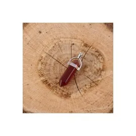 Akik Point Kolye Ucu-Kahverengi