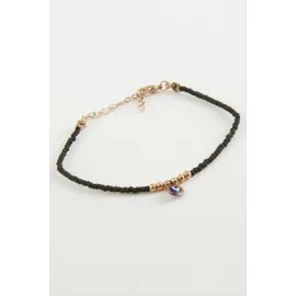 Nazar Boncuk Bileklik-Siyah