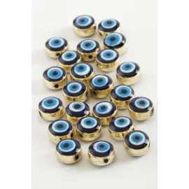 Nazar Mineli Bileklik ve Kolye Ucu Aparatı 1 Adet-Lacivert