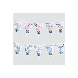 10’Lu 4 Yaş Üçgen Flama-Mavi