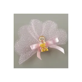 Kız Figürlü Dolap Süsü-Pembe