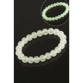 Fosforlu Bileklik 10 mm-Yeşil